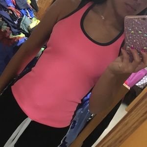 Pink and black shirt